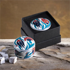 Lalehan Iznik Ceramic Lokum Dish (Empty/Gift Boxed)