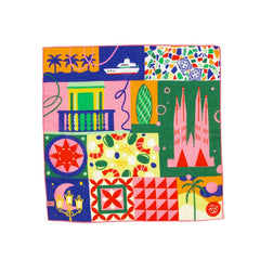 Barcelona Cotton Foulard