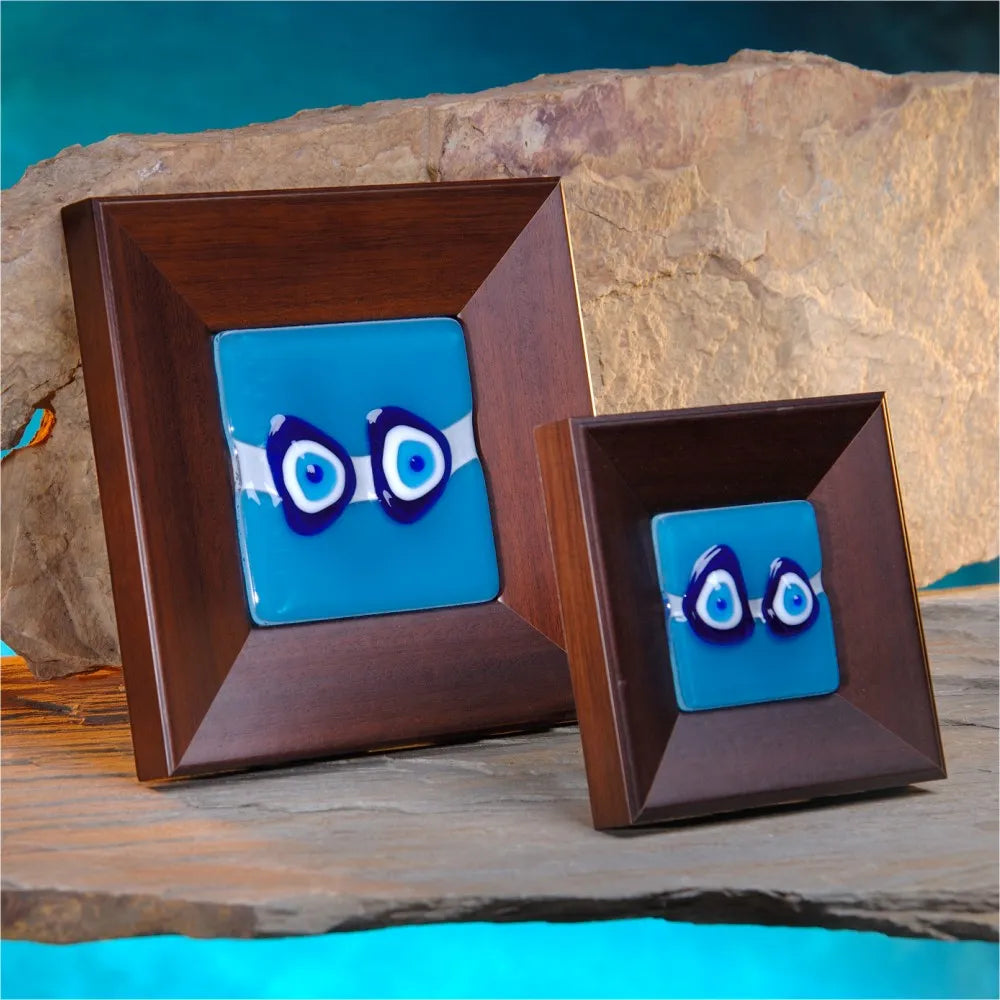 Evil Eye Bead Double Turquoise – Ashk Means Love