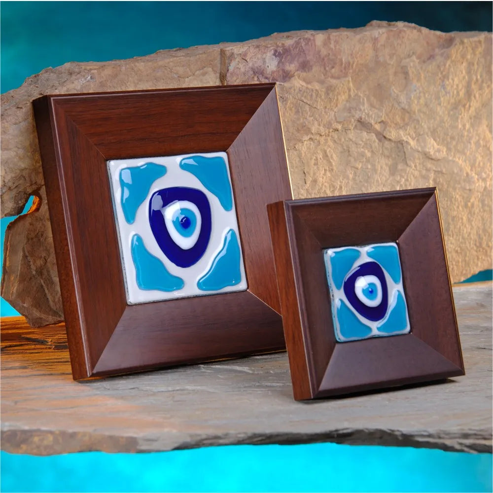 Evil Eye Bead Triangle – Ashk Means Love