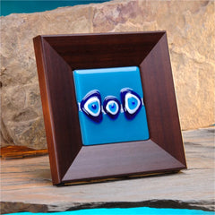 Evil Eye Bead Triple Turquoise – Ashk Means Love
